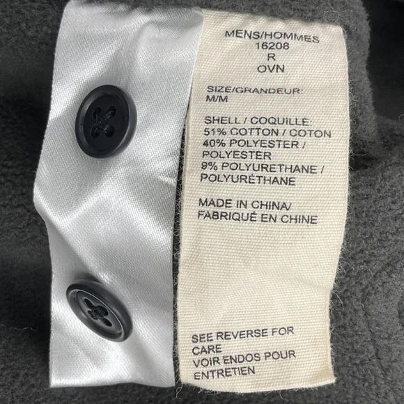 Woolrich West Ridge Cotton Fleece Shirt Jacket Shacket Chore Coat Gorpcore Men M